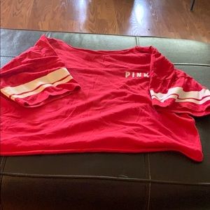 Pink crop top